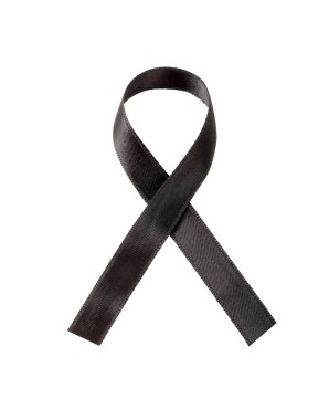 Black ribbon clipart