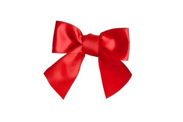 Beautiful red ribbon — Stock Photo, Image