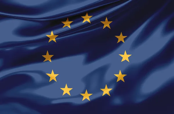 Flaga Unia Europejska - ue Zdjęcie Stockowe