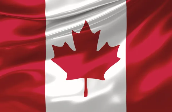 Bandeira do Canadá Fotografia De Stock
