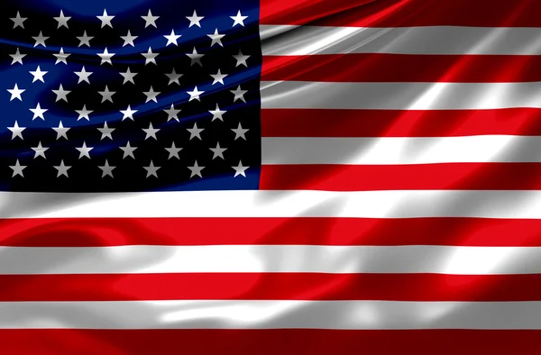 Amerikansk flagg Stockbild