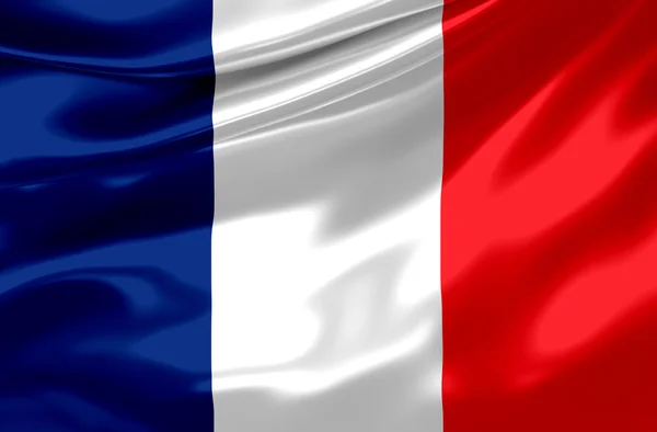 Bandeira francesa Imagem De Stock