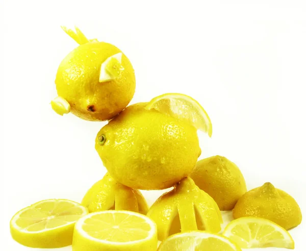 Lemons chicken — Stock Photo, Image