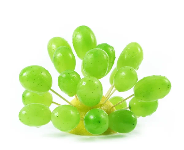 Frutas de uva como hadgehog — Fotografia de Stock