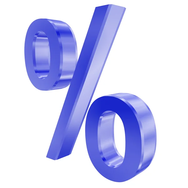 Percent symbol — Stock Photo, Image