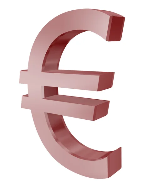 Símbolo euro —  Fotos de Stock