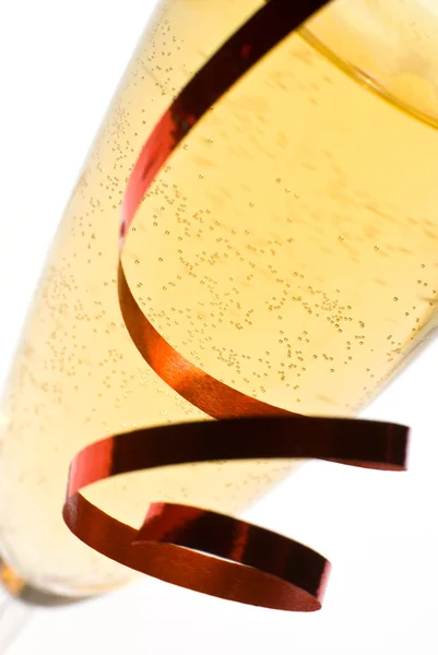 Champagne flute close up. — Stock Photo, Image