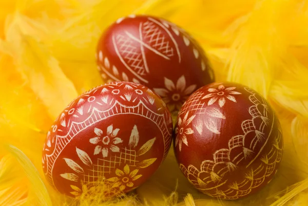 stock image Easter eggs.