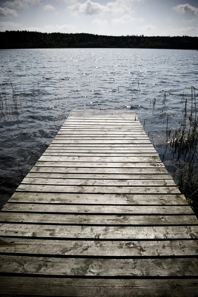 stock image Wooden prier.