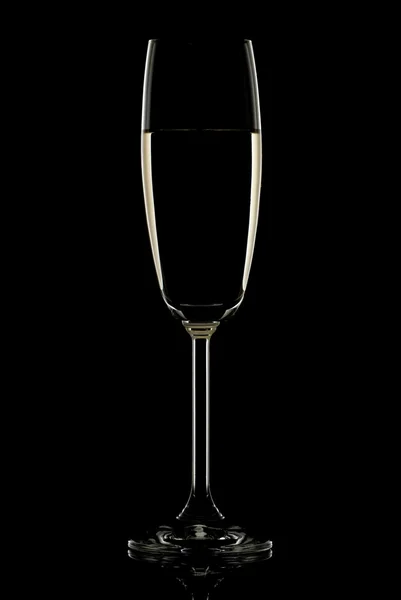 Egy pohár pezsgő.. — Stock Fotó