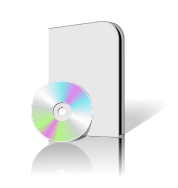 CD DVD box clipart