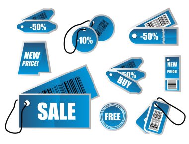 Shopping marks clipart