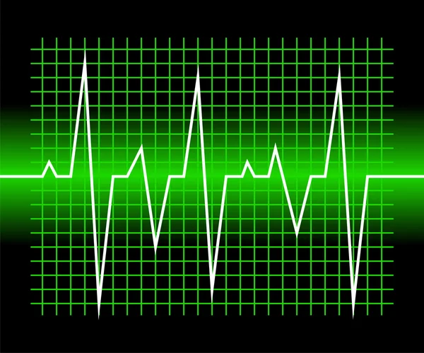 Gráfico de onda sonora digital — Vector de stock