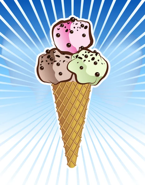 1.冰淇淋 — 图库矢量图片