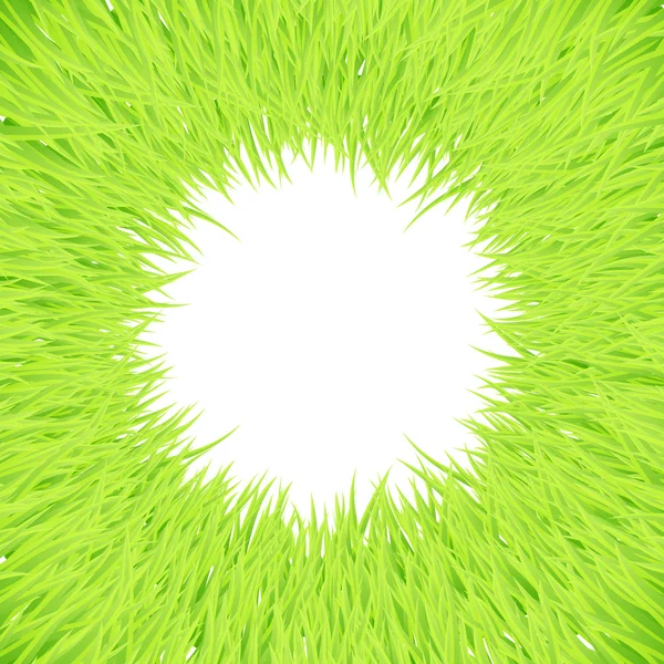 Травяной круглый кадр — стоковое фото