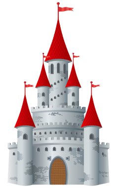 Fairy-tale castle clipart