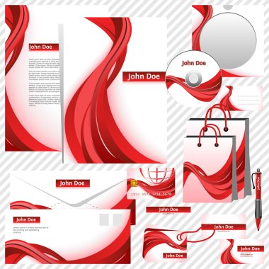 Business templates. Corporate style clipart