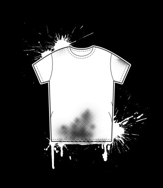 Shirt art template clipart