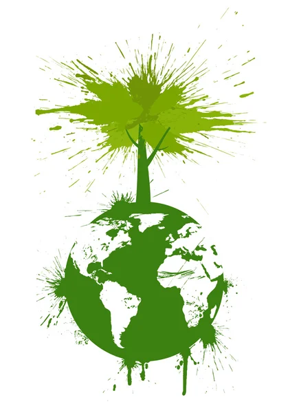 緑の概念 — ストックベクタ