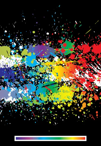 Цвет краски брызги абстрактного фона — стоковый вектор