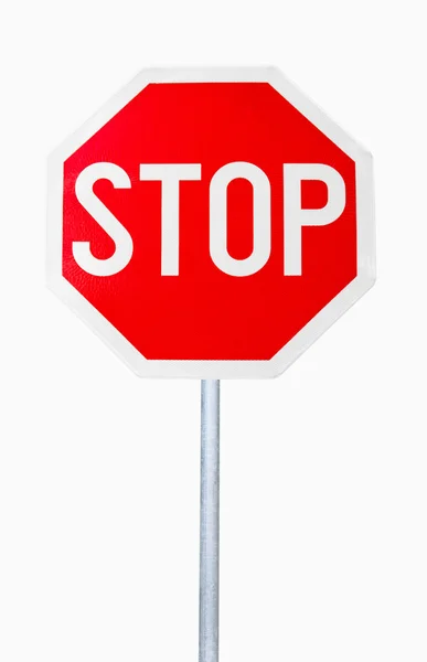 Stop Sign Isolated — Stock Photo, Image