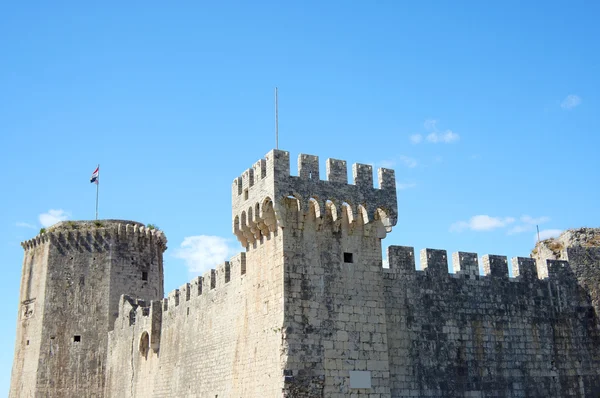 Trogir, μια πόλη στην Κροατία, κάστρο — Φωτογραφία Αρχείου