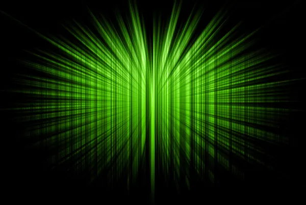 Yeşil çizgili ışınları — Stok fotoğraf