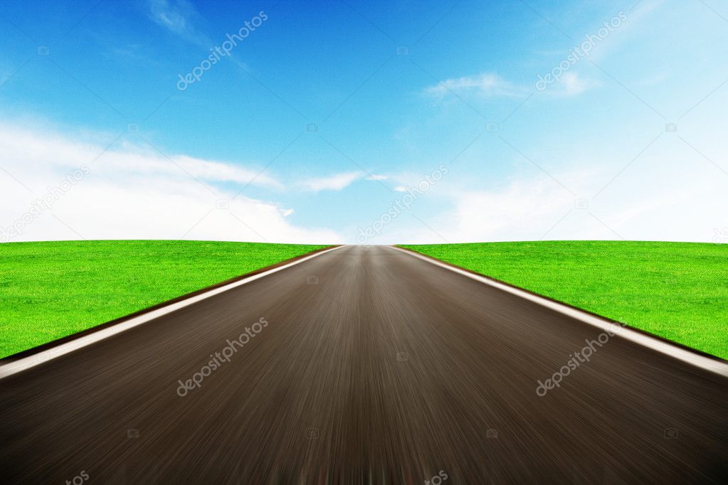 Wide road