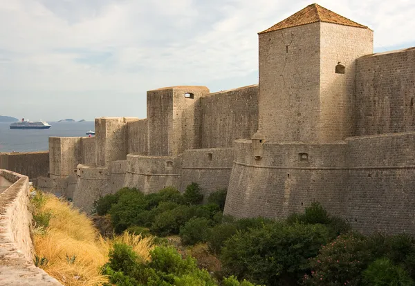 Cidade murada de Dubrovnik, Croácia — Fotografia de Stock