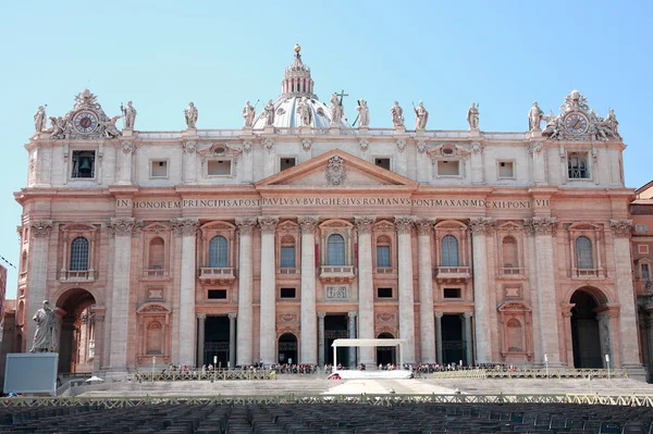 St. Peter's Basilica - Roma — Stok fotoğraf