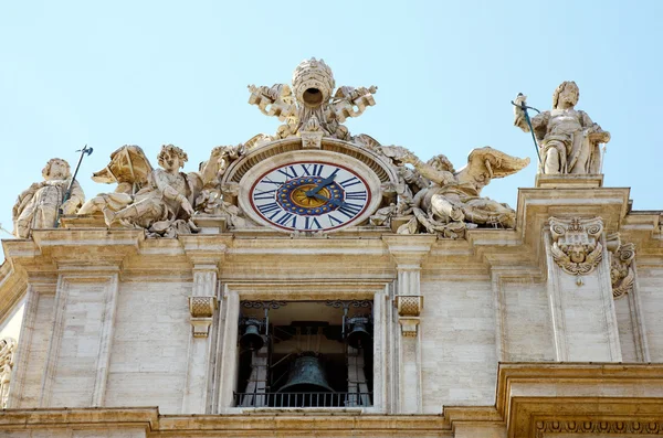 St.Peter's clock. Rome. Stock Photo