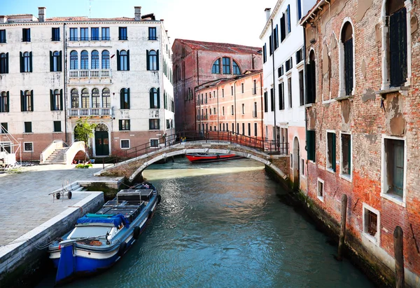 Scena kanał Wenecji, Włochy — Zdjęcie stockowe