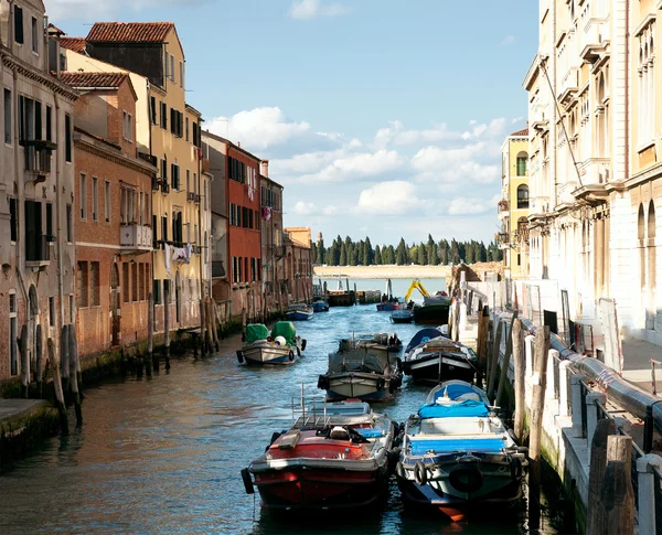 Colorido canal de Venecia — Foto de Stock