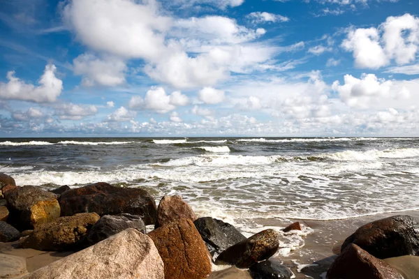 돌 바다 해변 — 스톡 사진