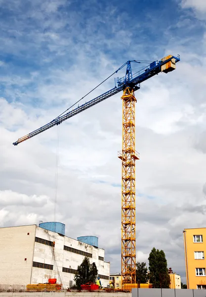 The crane on construction. — Stock Photo, Image