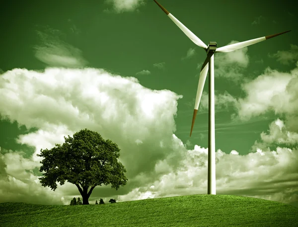 Groene ecologie — Stockfoto