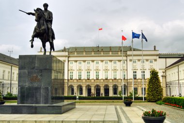 Presidential Palace in Warsaw clipart