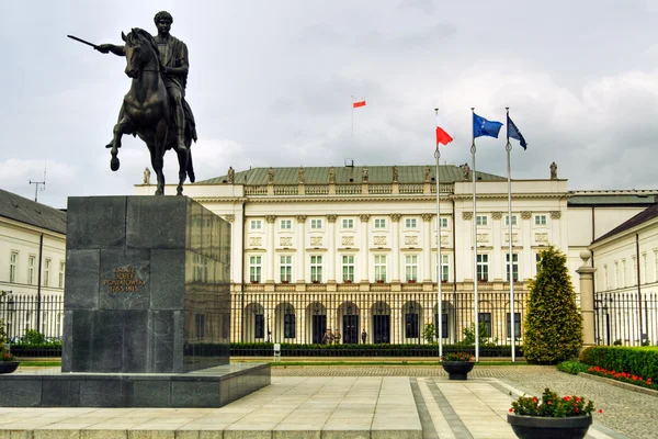 Präsidentenpalast in Warschau — Stockfoto