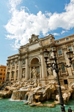 The Trevi Fountain in Rome clipart