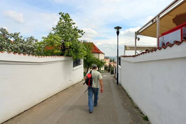 Sétálni az utcán, Prága — Stock Fotó