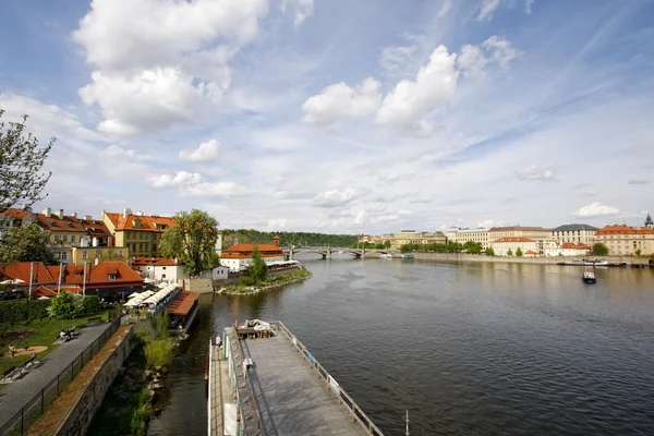 Praga lato, panorama — Zdjęcie stockowe