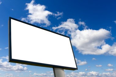 Empty billboard clipart