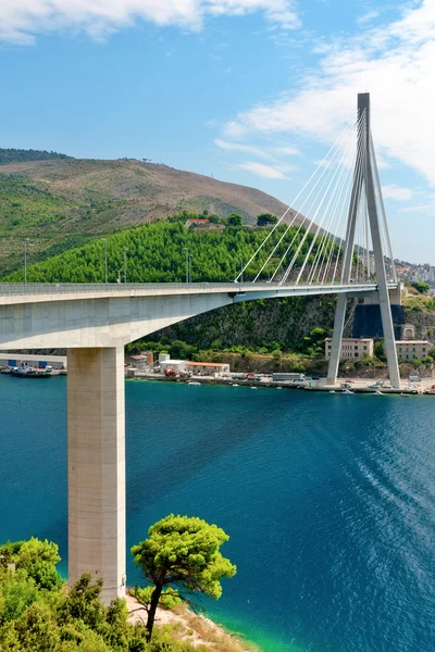 stock image Suspension bridge in Dubrovnik, Croatia