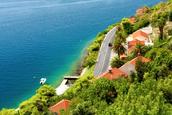 Villas na costa da Dalmácia — Fotografia de Stock