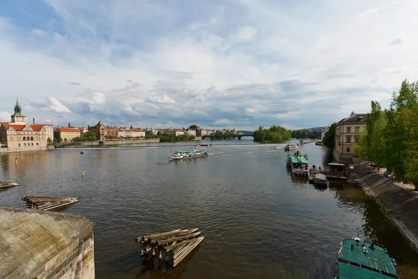 Wełtawie w Pradze — Zdjęcie stockowe