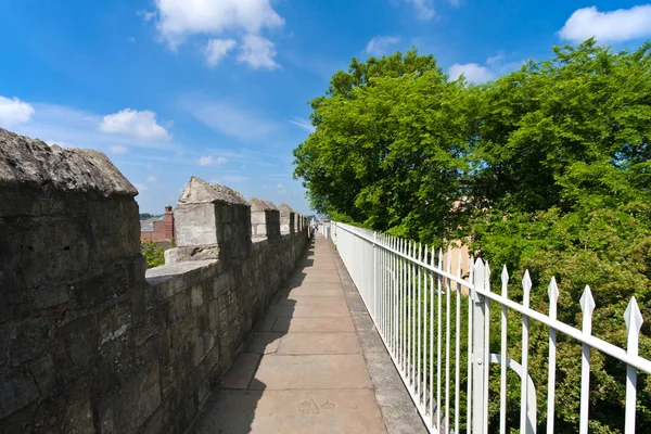York, İngiltere'de duvarları yuvarlak — Stok fotoğraf
