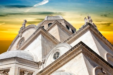 Cathedral of St. James in Sibenik, Croatia clipart