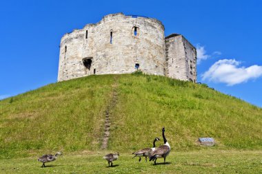 Clifford's Tower at York, England clipart