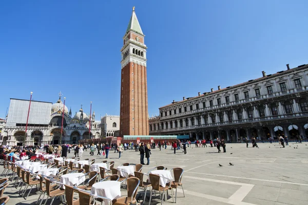 San Marco plein, Venetië — Stockfoto