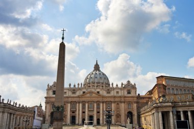 St Peters basilica in Vatican City, Rome Italy clipart